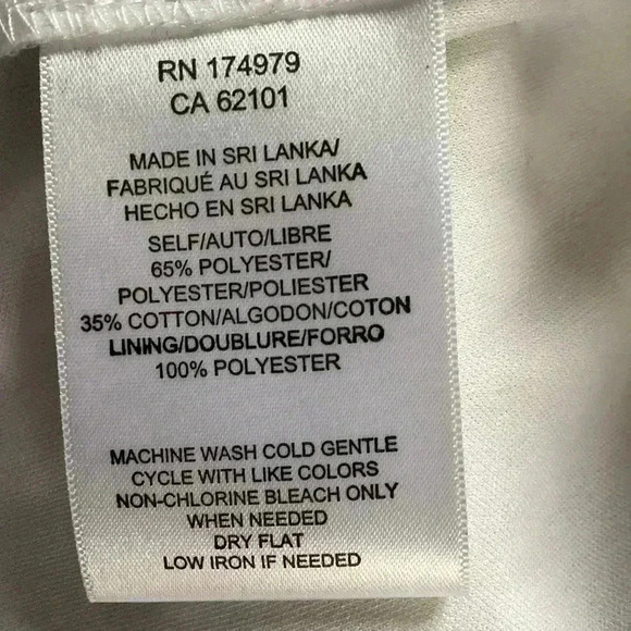 BCBGMaxAzria White/Blue Lace Mini Dress  Size Medium - Picture 11 of 13